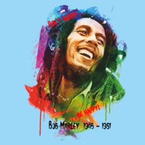 Bob Marley Art Image Ladies Denim Jacket Design