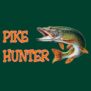 Fishing Angling Pike Hunter Premium Beanie. Design