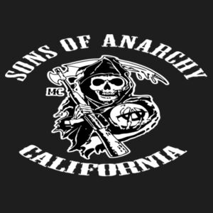 UST TV Series Sons of Anarchy Motorcycle Club Logo - Patch Snapback Cap Design