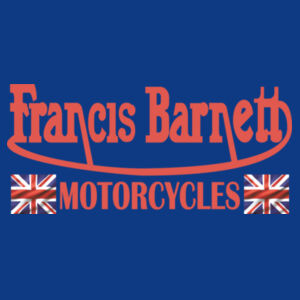 Vintage English Francis Barnett Motorcycle Logo Design