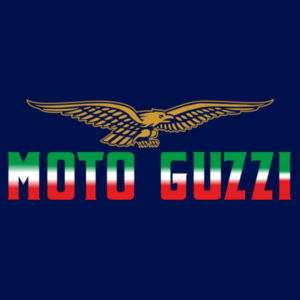 Traditional Moto Guzzi Motorcycle Flying Eagle Italian Flag Colours - Patch Beanie  Design