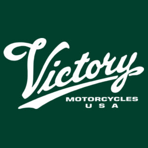 Classic USA Victory Motorcycle Logo - Patch Beanie  Design
