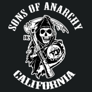 USA TV Series Sons of Anarchy Motorcycle Club Logo - AWDis College Hoodie Design