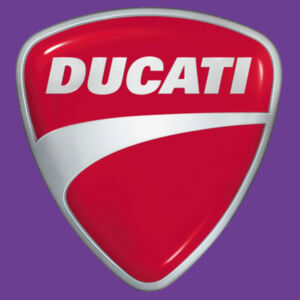Retro Italian Ducat Shield Motorcycle Logo - AWDis College Hoodie Design