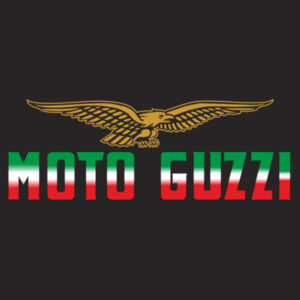 Retro Vintage Moto Guzzi Motorcycle Golden Eagle Italian Flag Colours Logo - AWDis College Hoodie Design