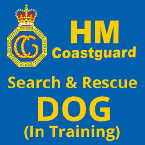 Coastguard Search & Rescue Dog In Training Hi-vis dog vest (HVDW15) Design