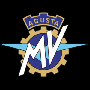 Retro Classic MV Agusta Motorcycle Biker Logo Design
