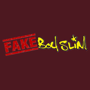 Fake Boy Slim - SOL'S Ladies Milky Contrast Baseball T-Shirt Design